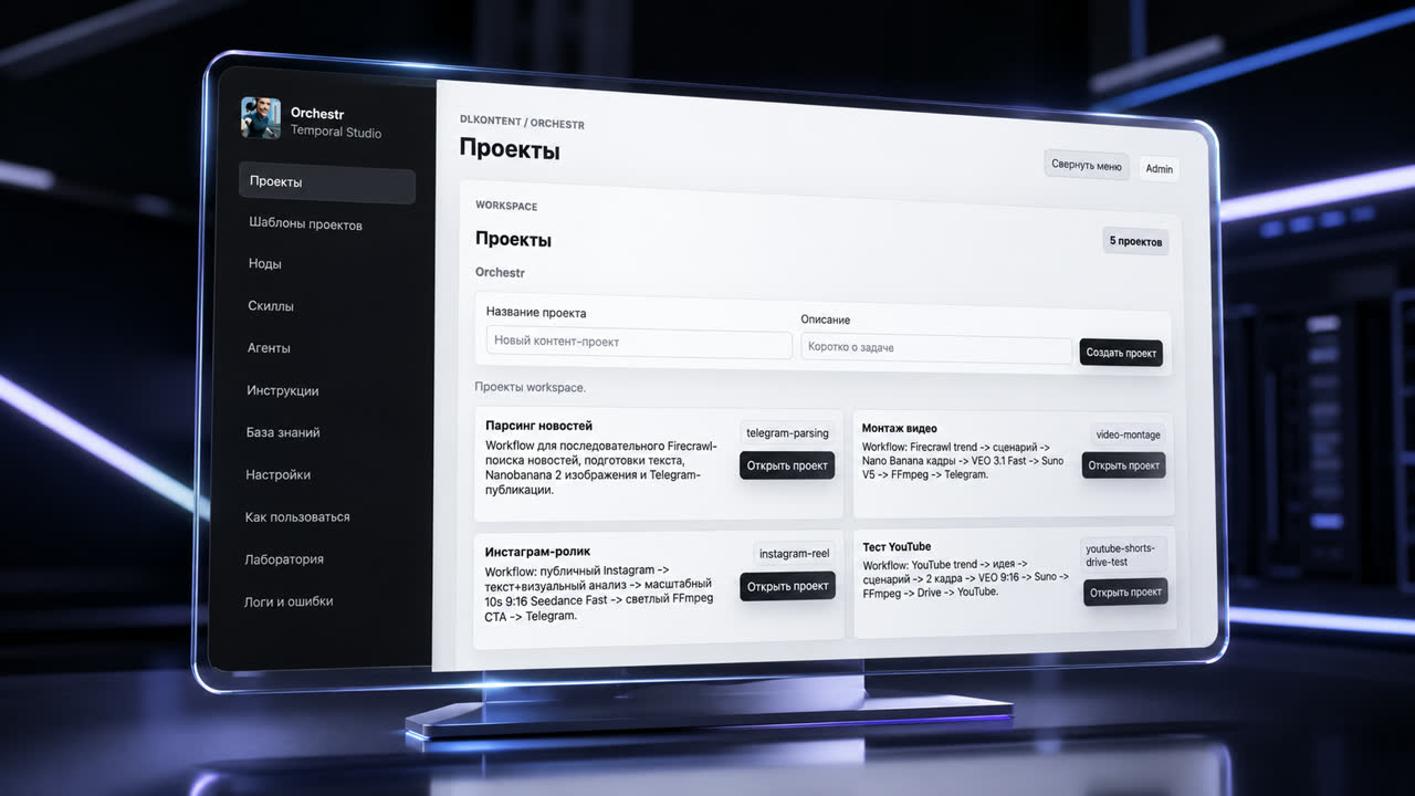 Desentra Studio — платформа автоматизации AI-контента