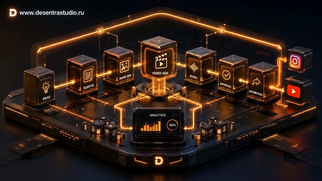Desentra Studio — платформа автоматизации контента и бизнес-процессов